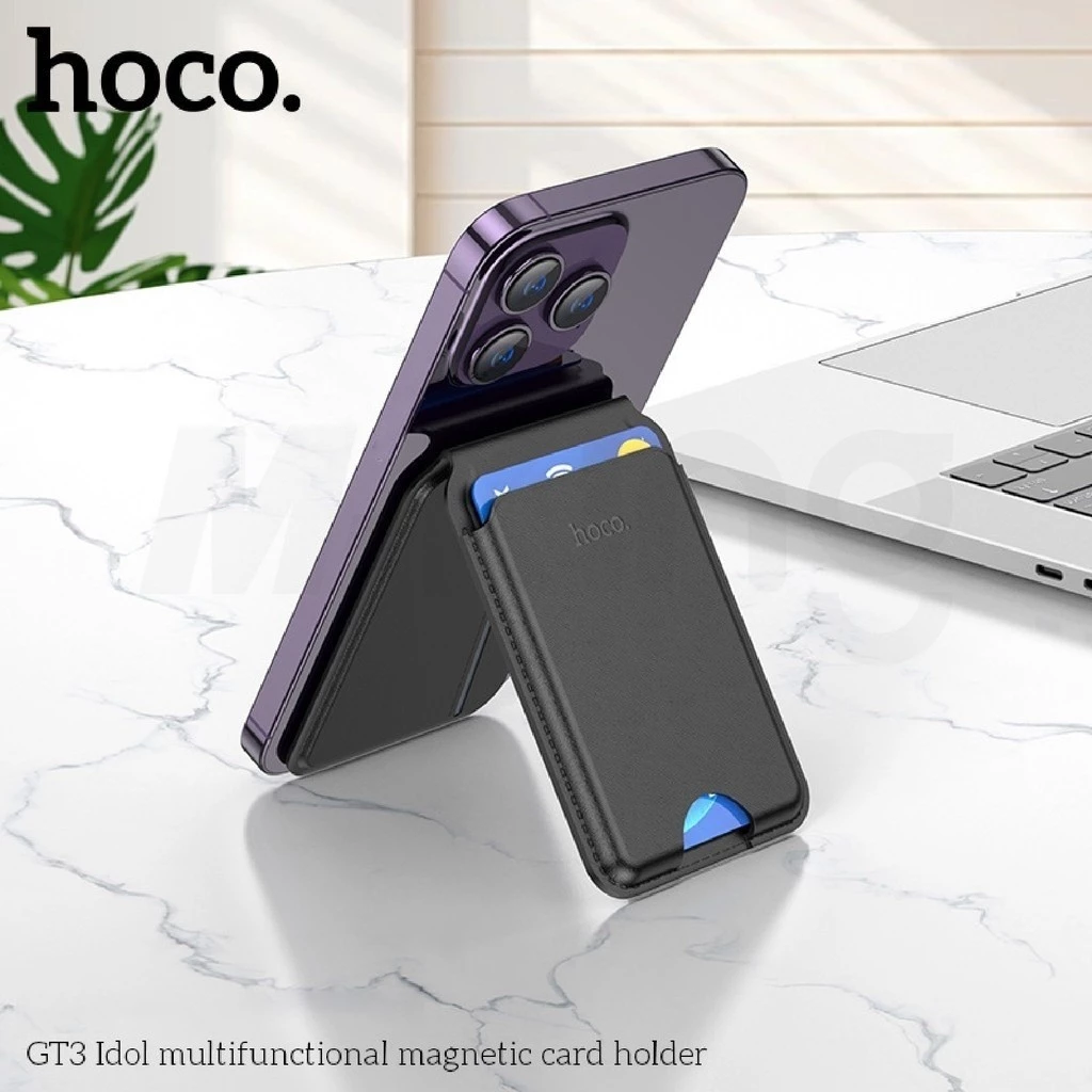 ขาตั้งโทรศัพท์แม่เหล็ก HOCO GT3 ใส่บัตรได้ 3 ใบ thumbnail 5