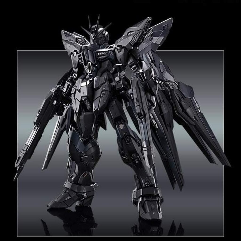 ( Spot goods ) Xinxin MGEX Freedom Black Ver MGEX 1/100 Figther Strike Freedom Black Ver. **ทักเเชทก