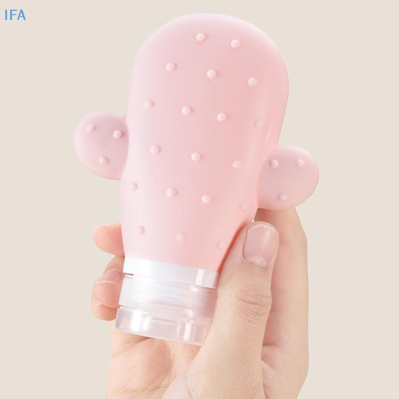 IFA 90ML Travel Botttle ขวดรีฟิลโลชั่นซิลิโคนอ่อนนุ่มแชมพูคอนเทนเนอร์โลชั่นเครื่องสําอางบีบหลอดที่ว่างเปล่า Sub-Botling ดี