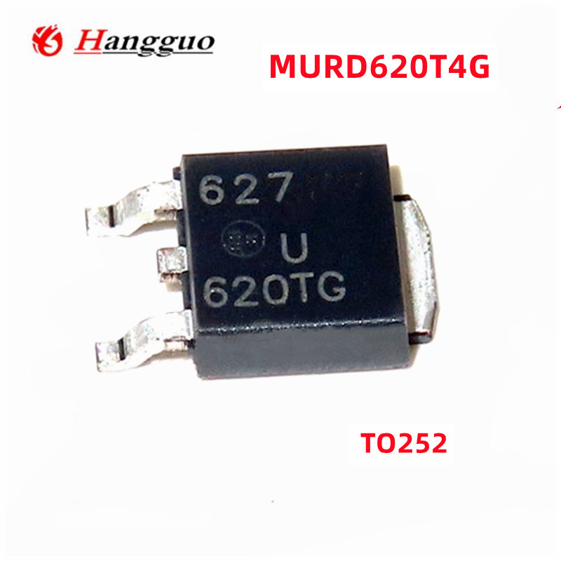 10 ชิ้น/ล็อต Original MURD620T4G MUR620 U 620TG U620TG TO252 D2PAK Fast recovery ทรานซิสเตอร์ triode