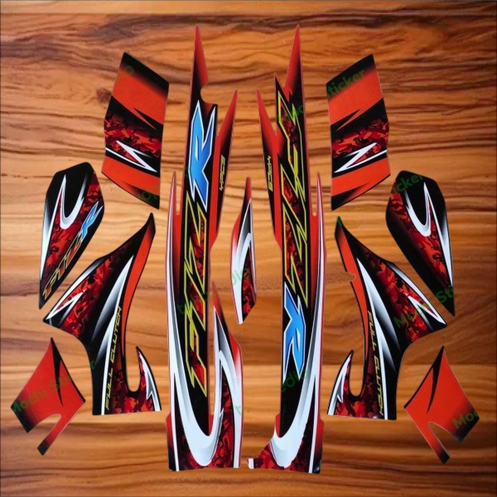 Yamaha F1zr Fiz R F1 Zr 2004 2005 Standard Striping สีดําสีส้มคุณภาพรายชื่อร่างกายรถจักรยานยนต์