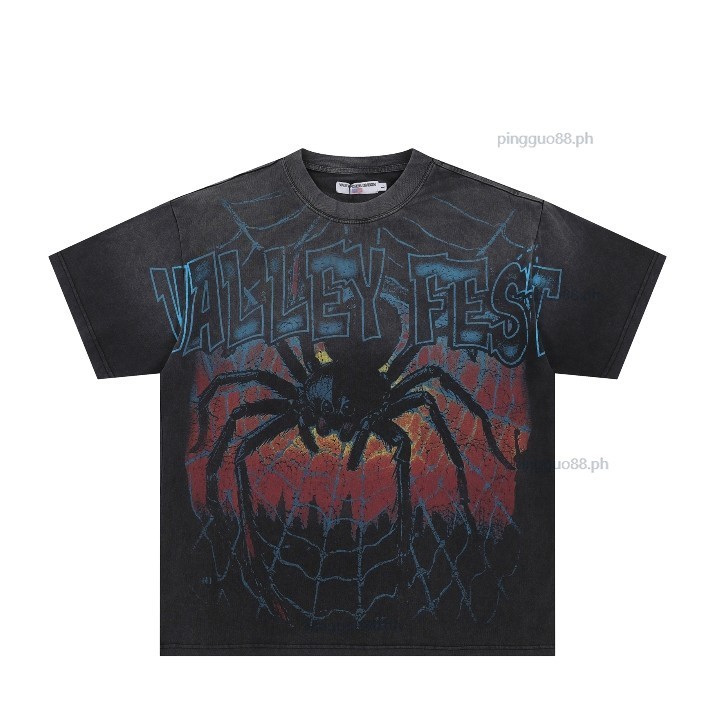 Va1e SP0RTS DIV0s10N WID0W B1G TEE ผ้าฝ้ายคุณภาพสูง 260g หนักล้างน้ําใช้เสื้อยืด