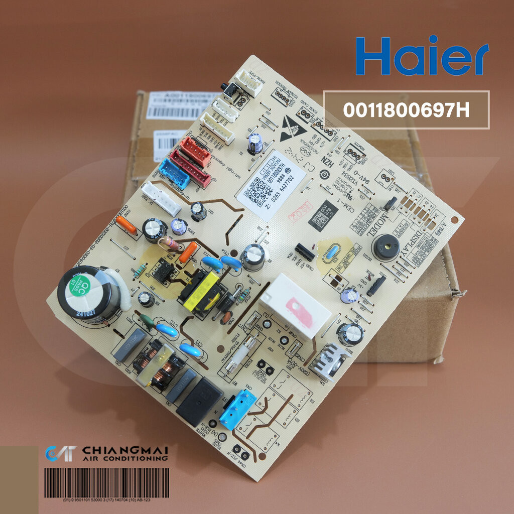 A0011800697H แผงวงจรแอร์ Haier แผงบอร์ดแอร์ไฮเออร์ แผงบอร์ดคอยล์เย็น รุ่น HSU-18CQAA03TF, HSU-24CQAA