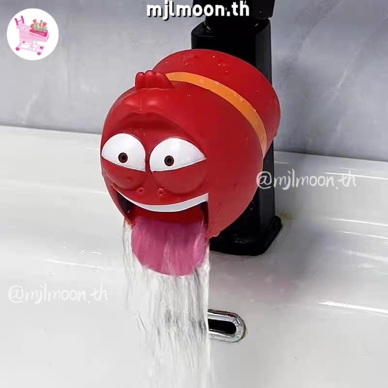 Creative Larva Faucet Extender Splash-proof Childrens Cute Bathroom Faucet Extender Switch