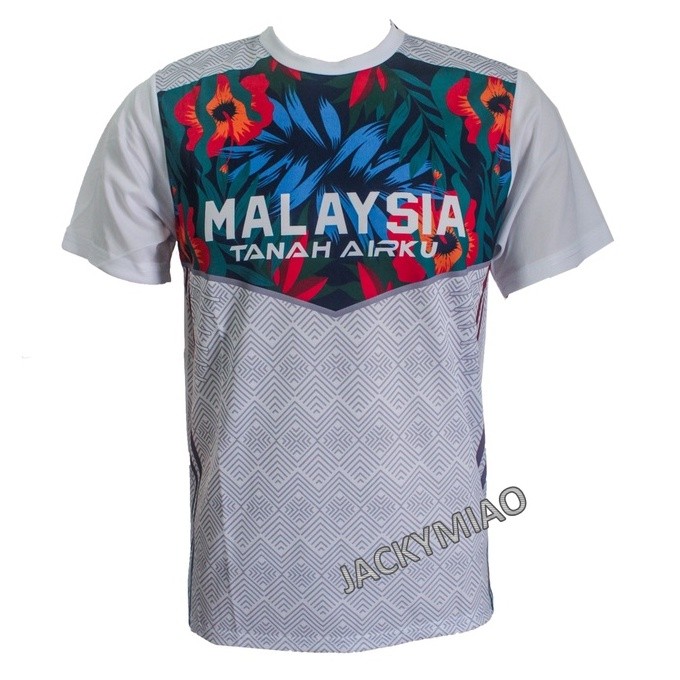 ผู้ชาย JERSEY เสื้อยืดมาเลเซียกีฬาแขนสั้น (BAJU JERSI SUKAN TEAM LELAKI LENGAN PENDEK MALAYSIA) M5