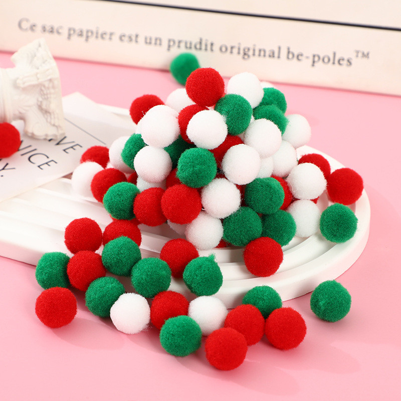 100 ชิ้น/ถุง Macaron Pompom Fluffy Ball 10 มม.สี Plush Ball Handmade Craft DIY ของเล่นตกแต่งแถบคาดศีรษะวัสดุอุปกรณ์เสริมคริสต์มาสของขวัญ ราคา ถูกที่สุด ดีลบีเคเค แกลเลอรีภาพที่ 7