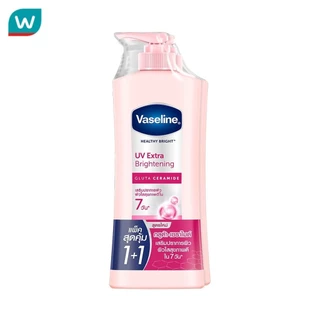 Vaseline วาสลีน เฮลธี้ ไบรท์ ยูวี เอ็กซ์ตร้า ไบรท์เทนนิ่ง กลูต้า เซราไมด์ 300 มล.แพ็คคู่