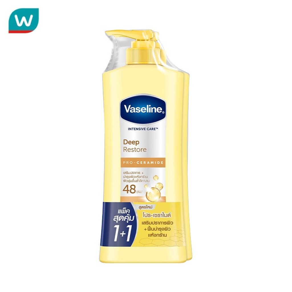 Vaseline วาสลีน อินเทนซีฟ แคร์ ดีพ รีสโตร์ โปร เซราไมด์ 300 มล.แพ็คคู่