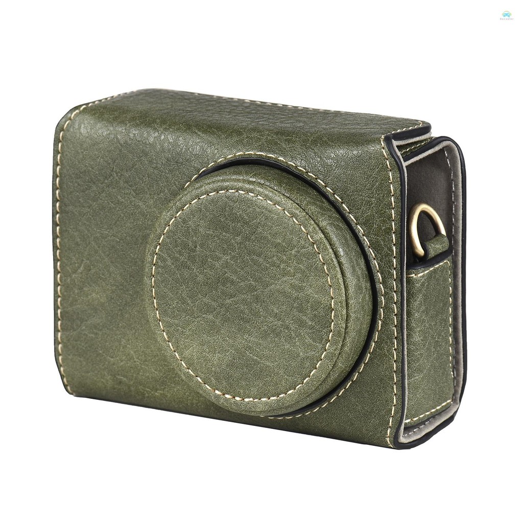 Yb2 กระเป๋ากล้องแบบพกพากล้องหนังสังเคราะห์กระเป๋าพกพาพร้อมสายคล้องไหล่สําหรับ Ricoh GR3 GR III/ GR3X