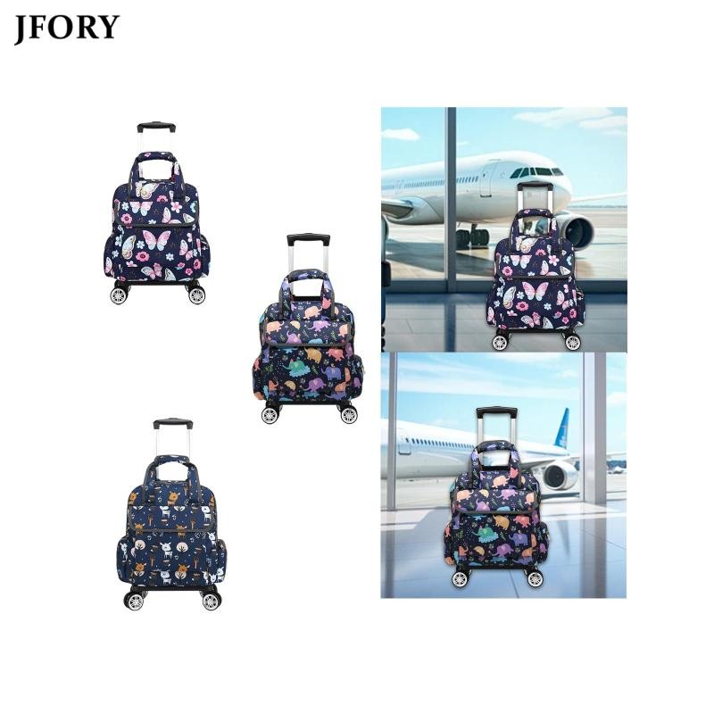 Jfory Garment Bag with Duffel Tote Waterproof Rolling Duffle Bag