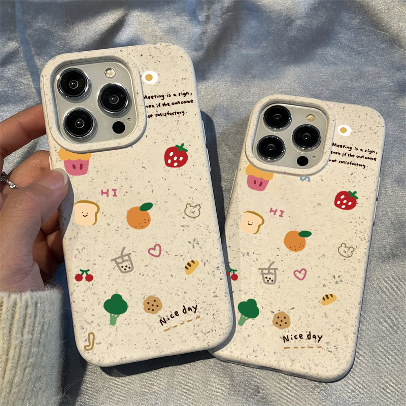 Poppa🔥ส่งจากไทย เคสโทรศัพท์มือถือนิ่ม เคสไอโฟน  สําหรับ iPhone 16 15 14 13 12 11Promax 7 8 Plus X XR XSMax ปิคนิค ผลไม้