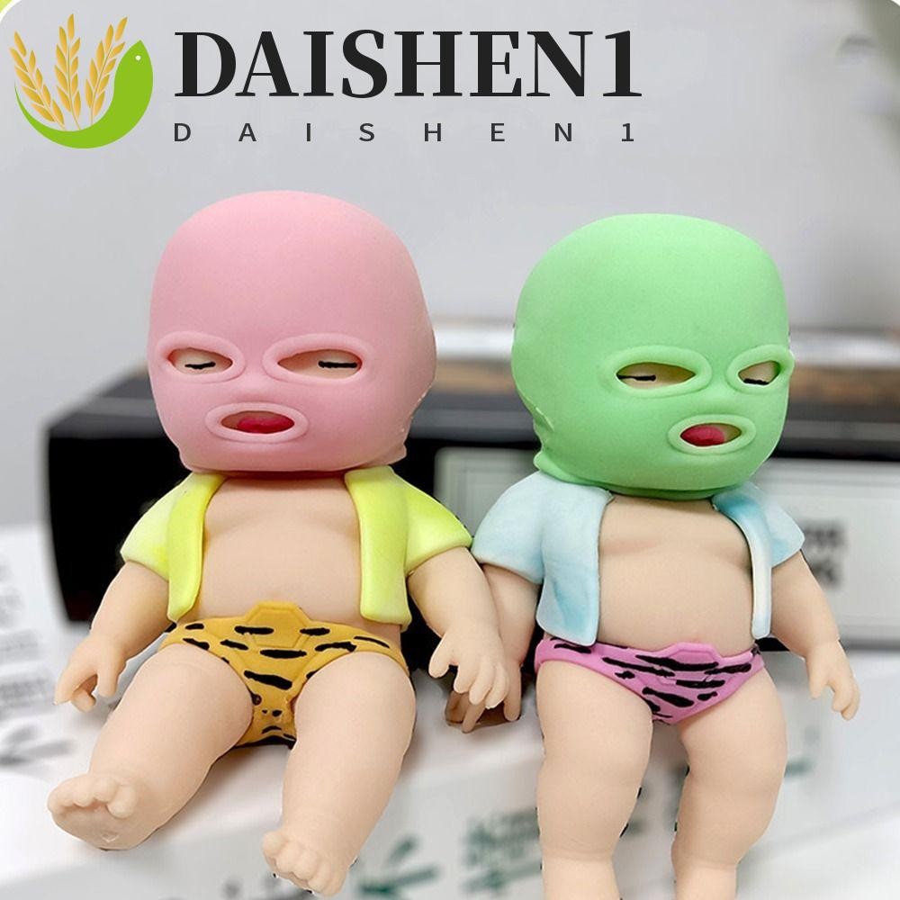 Daishen1 ของเล่นบีบสกุชชี่ ซิลิโคนนิ่ม รูปการ์ตูน TPR 3D สําหรับเล่นคลายเครียด