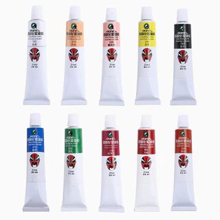 ภาพวาดสีน้ํามันบนใบหน้า สไตล์จีน 21ml ปลอดภัยมาก เหมาะกับเด็ก และเด็ก สําหรับเพ้นท์ร่างกาย เต้นรํา แต่งหน้า
