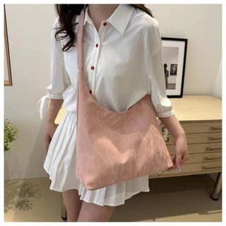 【พร้อมส่ง】miss bag fashion1 กระเป๋าสะพายข้าง กระเป๋าถือ สะพายไหล่ กระเป๋าหนัง แฟชั่นสไตล์เกาหลี