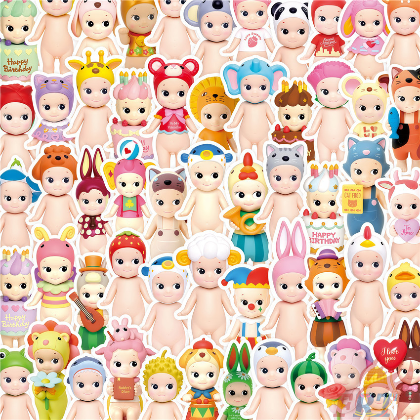 100ชิ้น/เซ็ต สติ๊กเกอร์ซันนี่แองเจิล สติ๊กเกอร์ DIY Fashion Doodle Decals