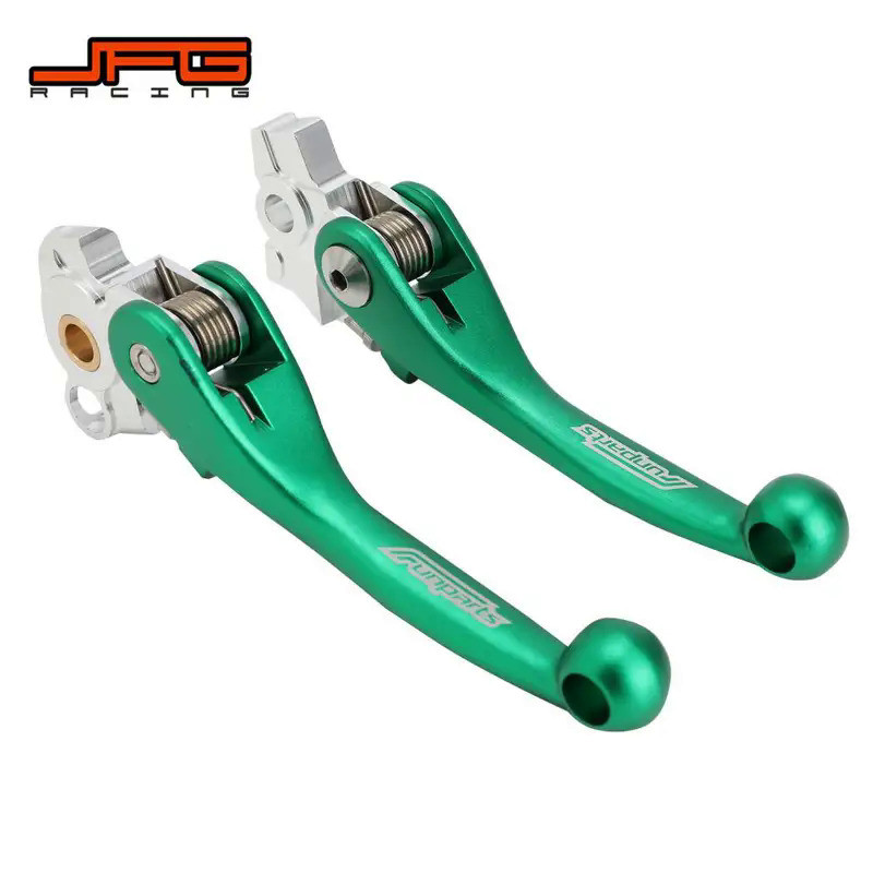 MoFunparts Motorcycle Forged Aluminum Titanium alloy Brake Clutch Lever For Kawasaki KX250 KX450 KX2