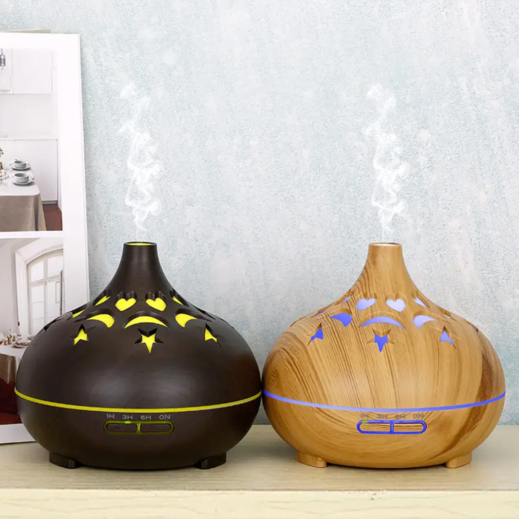 Aroma Humidifierเครื่องพ่นไอน้ำอโรม่าลายพระจันทร์ดวงดาว รูปที่ 2