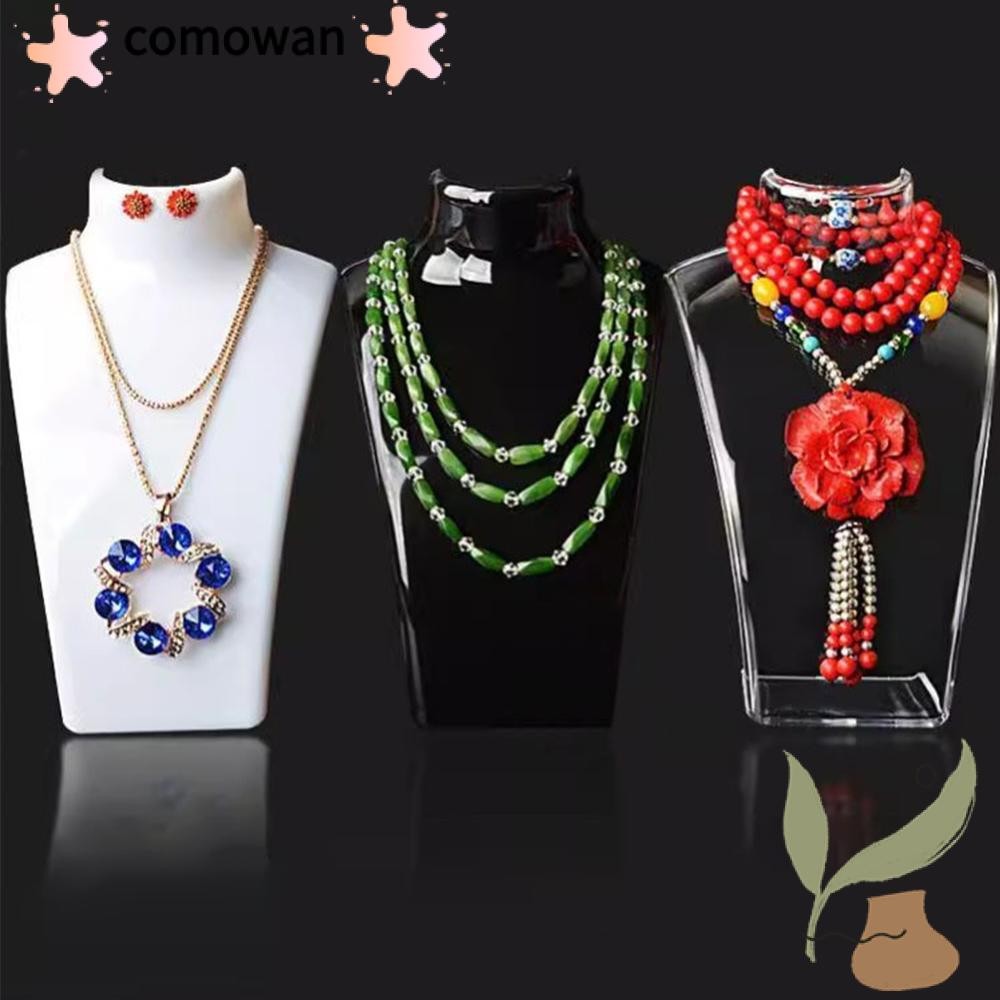 ขาตั้งโชว์ COMOWAN ขาตั้งสร้อยคอหุ่น Jewellery ตกแต่งร้านปลีกที่วางหน้าอก