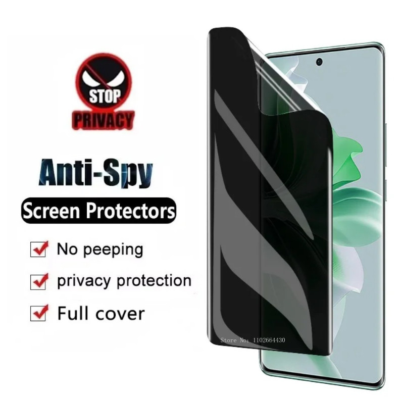 สําหรับOppo F23 F19 F19s F15 F7 400D Anti Spyความเป็นส่วนตัวฟิล์มHydrogelนุ่มสําหรับOppo F27 F25 F21