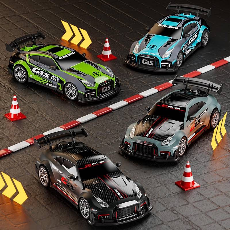 1/16 4WD RC สเปรย์ Drift Racing GT รถรีโมทคอนโทรลรถสปอร์ตความเร็วสูงเพลง LED Light สําหรับของเล่นเด็กคริสต์มาสของขวัญ thumbnail 5