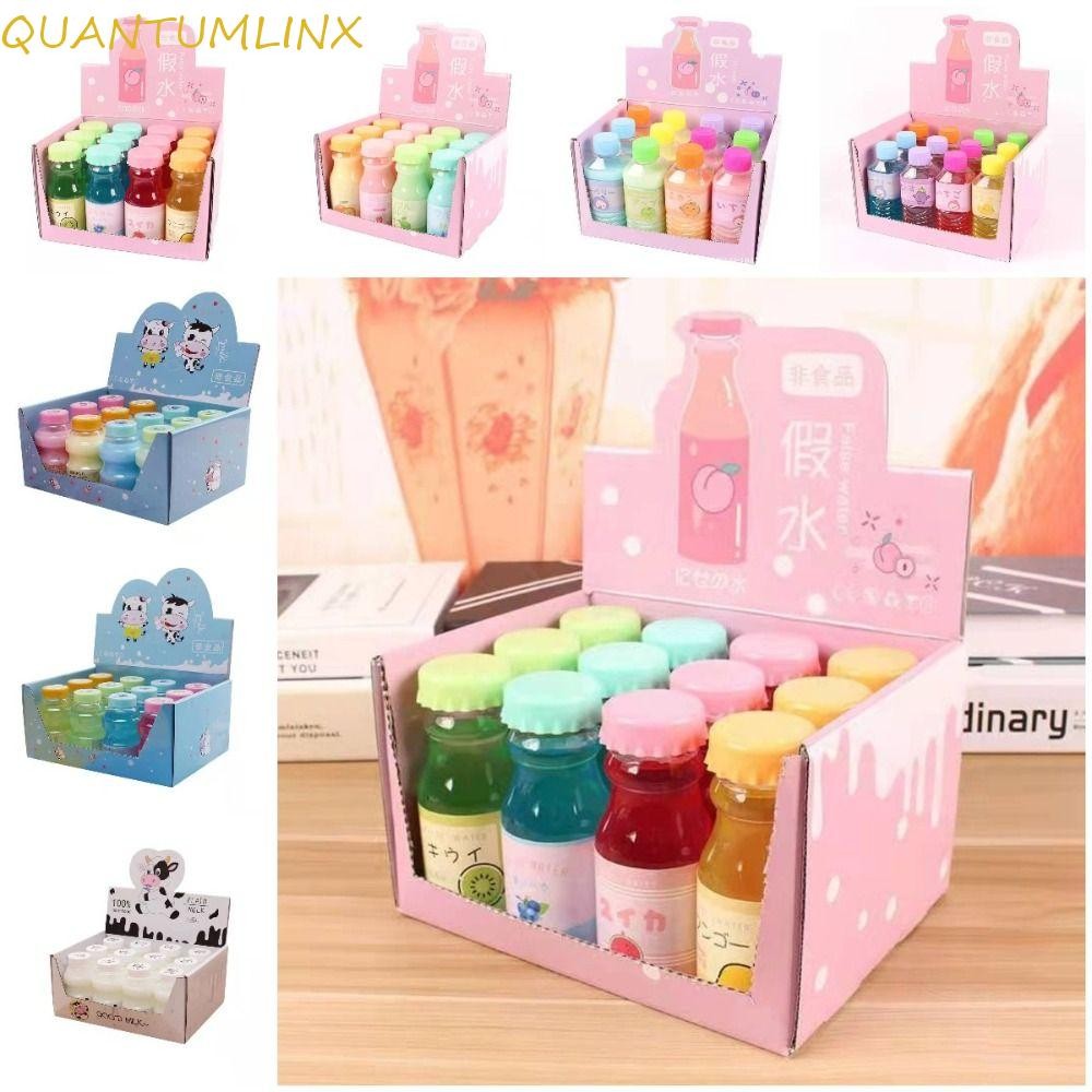 Quantuml Clear Slime Kit,คริสตัลSlime Clear SlimeหอมคริสตัลSlime,ของเล่นเพื่อการศึกษาNon-Stickyนุ่มยืดโปร่งใสDIY Fluffy Slimeของเล่นเสริมพัฒนาการ