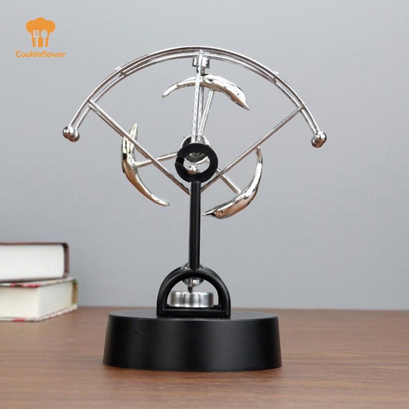 Ckfr ร่มชูชีพ Sector Perpetual Motion Desk Decor นิวตันลูกตุ้มลูก Chaos Swing เครื่องประดับเด็กฟิสิกส์วิทยาศาสตร์การศึกษาของเล่นใหม่