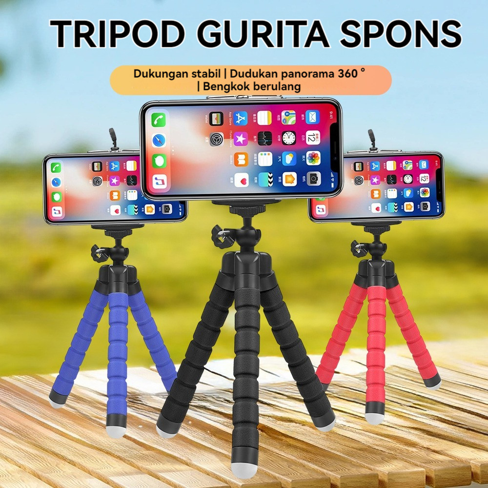 HP SPIDER TRIPOD ที่วางฟรี U MINI โทรศัพท์ TRIPOD OCTOPUS กล้องลด 360 องศา TRIPOD