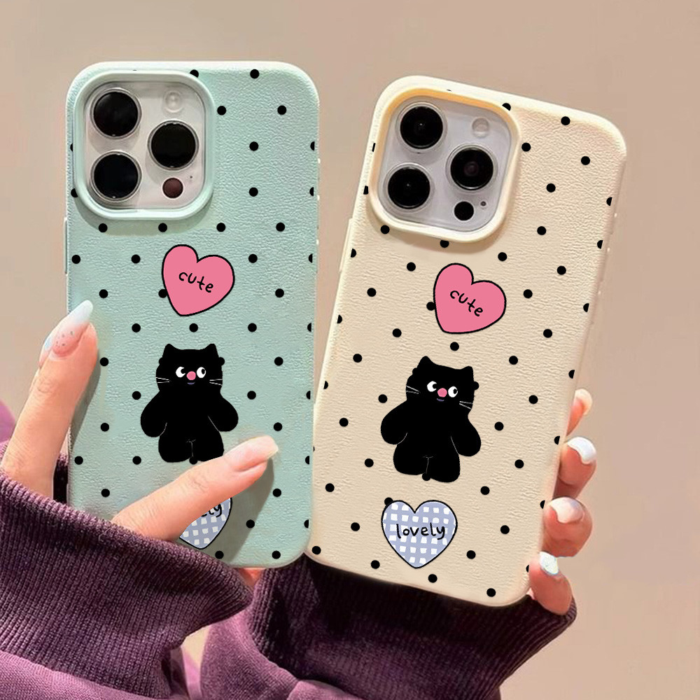 Bear Care Pattern Case IPhone11/XR 15 14 13 16 Pro Max 13 Pro Max 12 14 Pro Max 15 Plus Simple Soft 