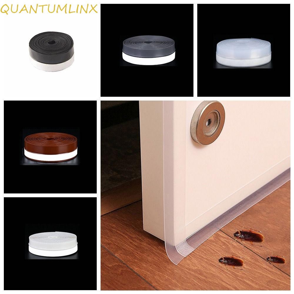 Quantuml หน้าต่างประตูซีลยาง,Self-กาวแมลงประตูด้านล่างซีลแถบ,ปลอดสารพิษ Warm Soundproof Windproofซิล