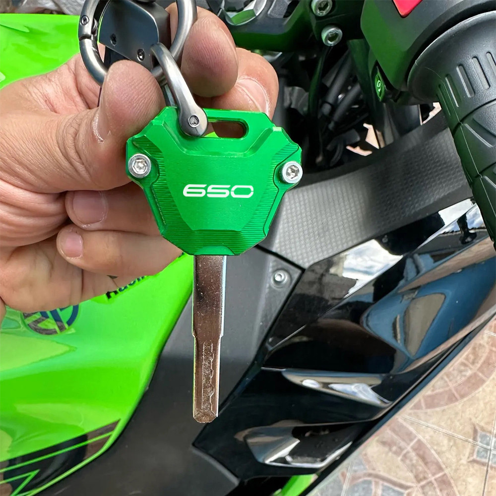 KAWASAKI สําหรับkawasaki Z650 RS Ninja 650 Versys 650 2017-2024 2023 Vulcan s 650 CNCรถจักรยานยนต์Key CoverกรณีKey ShellพวงกุญแจKey Chain