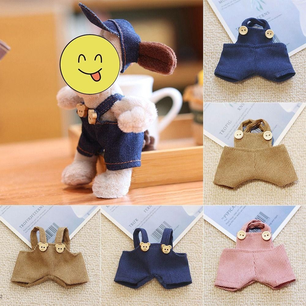 Merryin ตุ๊กตาโดยรวม,All-match Mini Doll กางเกง,อินเทรนด์ Jean น่ารักเด็กของขวัญวันเกิดของเล่นสําหรับ 14 ซม.Wallace Gromit สุนัข
