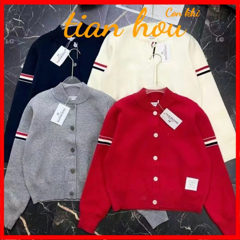 เสื้อสเวตเตอร์ถักแขนยาวคอเบสบอลรุ่นใหม่สายรัดสีเย็บสีเสื้อแจ็คเก็ตสายรัดใหม่ฤดูใบไม้ร่วงและฤดูหนาวเส