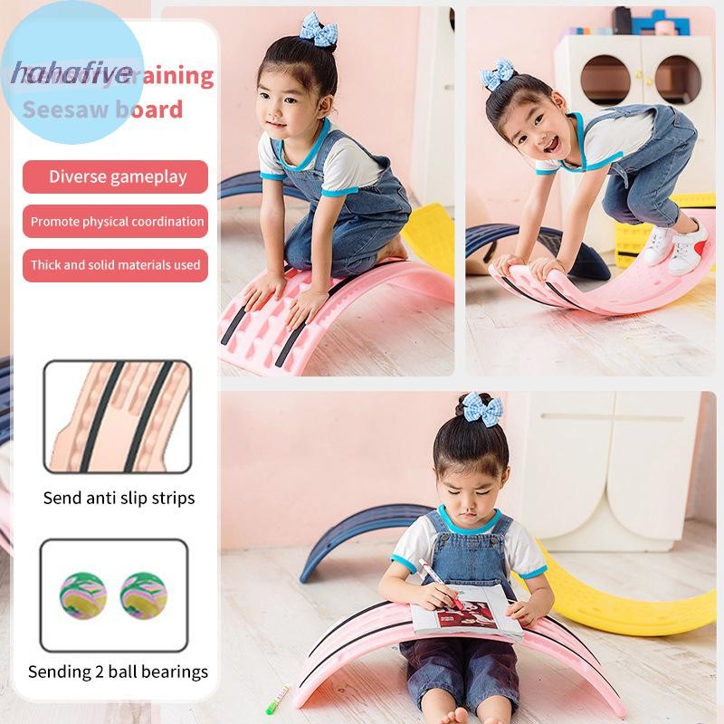 Haha Kids Rocking Balance See Board Training Equipment Game Teeterboard Play Toy Plate TH
