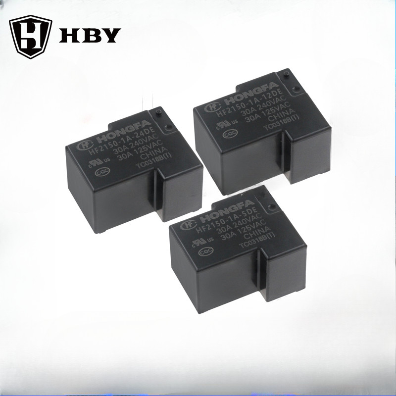 รีเลย์ HF2150-1A-5DE HF2150-1A-12DE HF2150-1A-24DE 4 พิน T90 หงฟา