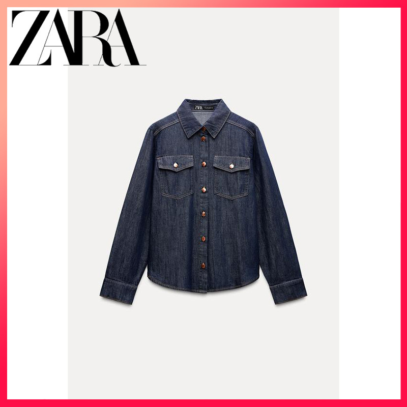 ZARA ซาร่า ฤดูใบไม้ร่วงและฤดูหนาวสินค้าใหม่เสื้อผ้ายีนส์เสื้อผ้าผู้หญิง