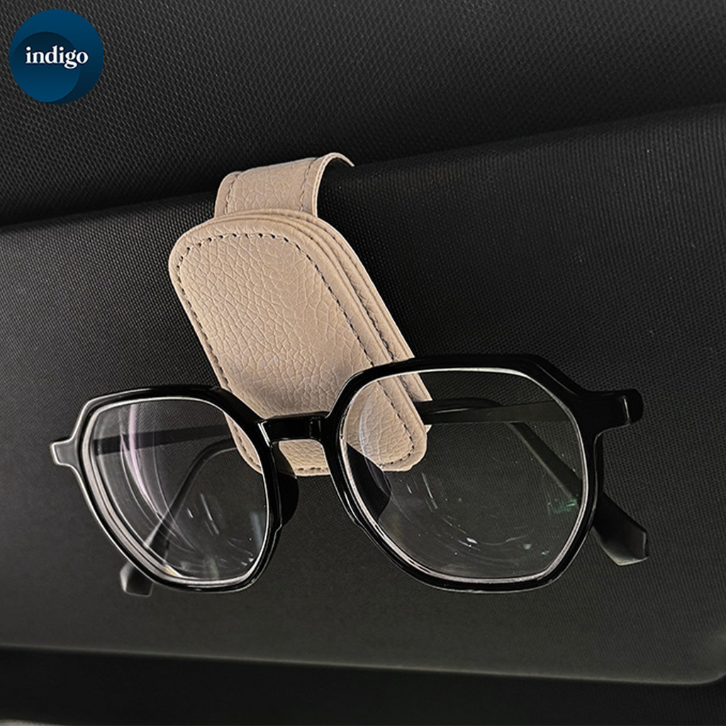 ที่เก็บแว่นในรถ ที่หนีบแว่นในรถ รถ Sun Visor แว่นตาคลิปหนังแว่นตาคลิปแม่เหล็กแว่นตากันแดดผู้ถือแขวน Universal ภายใน