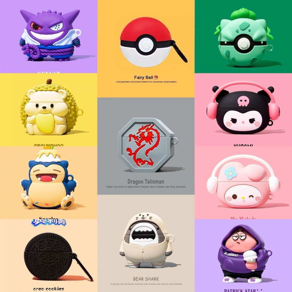 Case for Xiaomi Buds 5 Protective Silicone Cute Cartoon Covers Xiaomi Buds5 Wireless Earbuds Shell TWS Headphone Portable