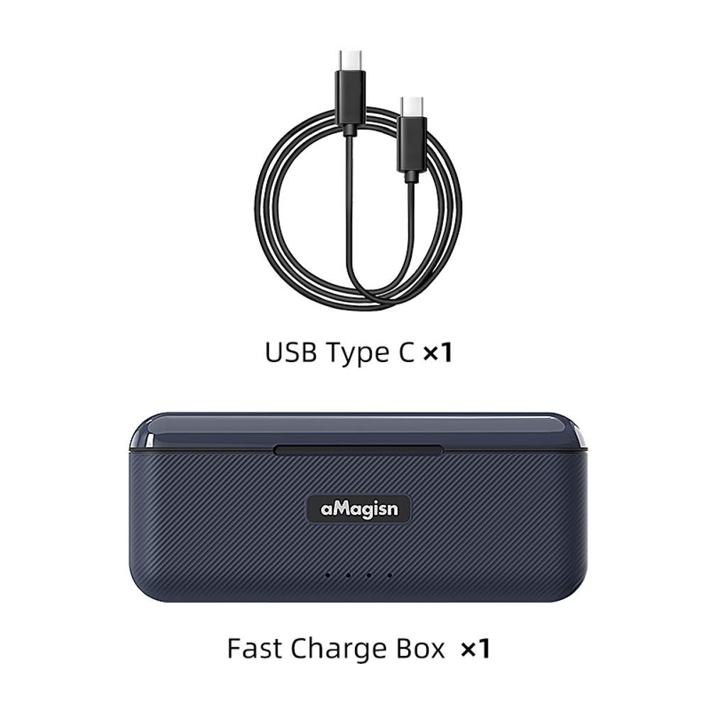Fast Charging Hub สําหรับ DJI Osmo Action 5 Pro, Quick แบบพกพา 3 ช่องแบตเตอรี่ชาร์จสถานีใช้งานร่วมกับ DJI Osmo Action 5 Pro Charger กีฬากล้องอุปกรณ์เสริม