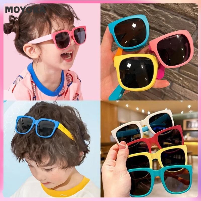 เด็กแว่นตากันแดดพับได้ฤดูร้อน UV ทนแว่นตากันแดดสําหรับเด็กทารกแฟชั่น UV400 แว่นตากันแดด
