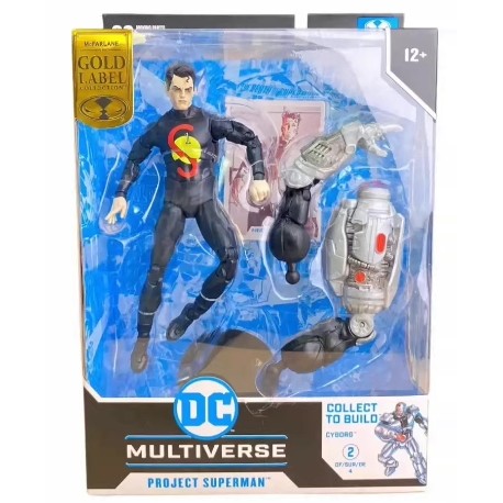 Mcfarlane Superman DC Flashpoint Superman Steel Bone Combine Set