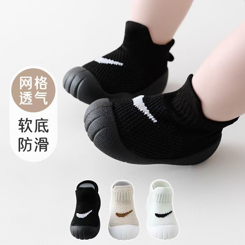 ฤดูใบไม้ผลิฤดูใบไม้ร่วงรองเท้าเด็กวัยหัดเดิน Soft-Soled Anti-Slip ชายหญิงรองเท้าเด็กไม่สามารถFall Off Heel 0-3 ปีในร่มชั้น