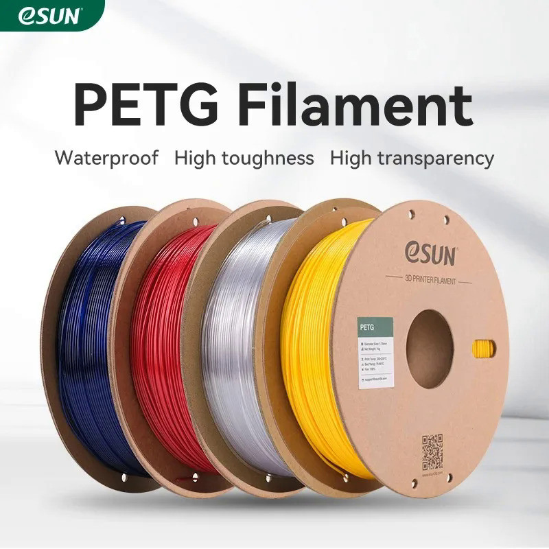 eSUN PETG Filament 1.75mm,3D Printer Filament PETG Accuracy +/- 0.05mm,1KG 2.2LBS Spool 3D Printing 