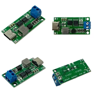 2S/3S/4S 2A โมดูลชาร์จแบตเตอรี่ Type C แบบเทอมินอล/ไม่มีเทอมินอล Lithium-ion Battery Charging Board USB Type-C แบตเตอ...