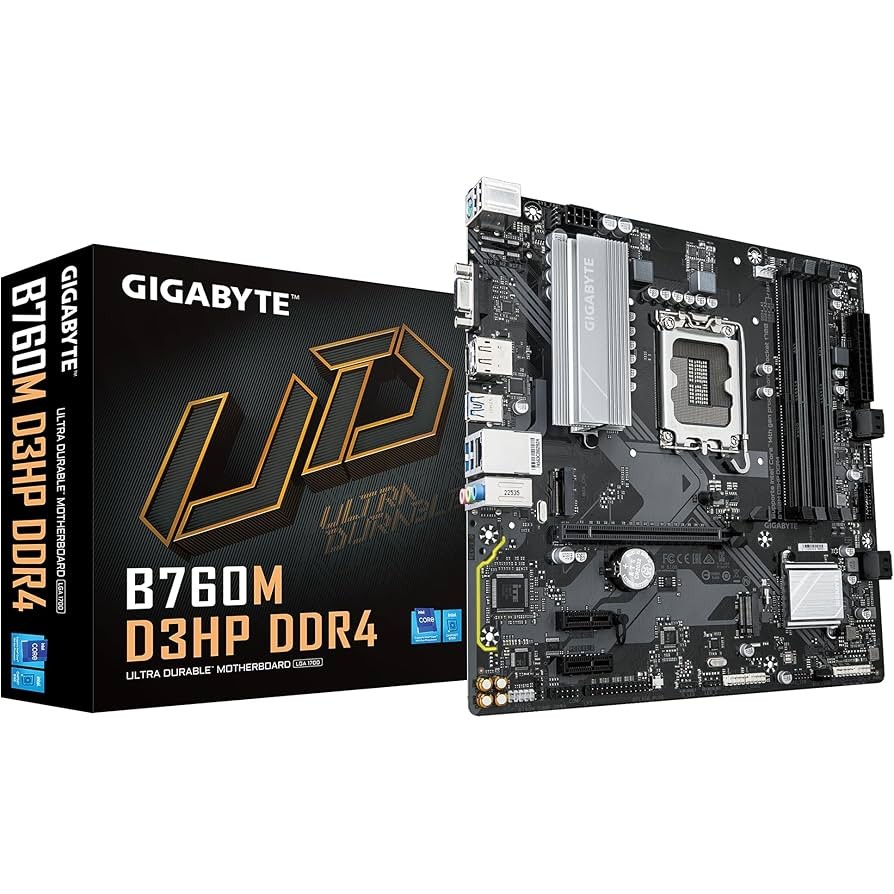 MAINBOARD (เมนบอร์ด) GIGABYTE B760M D3HP DDR4 (REV. 1.0) (1700)