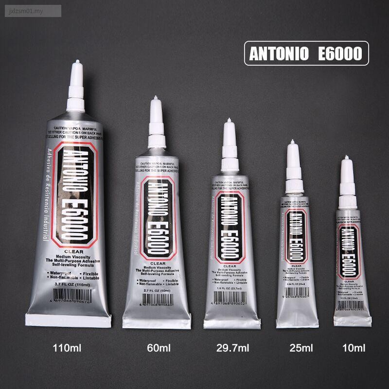 Antonio E6000 กาว Sticky โลหะ Patch พลาสติก DIY เครื่องประดับจุดเพชรซ่อมเพชรส่วนประกอบอิเล็กทรอนิกส์