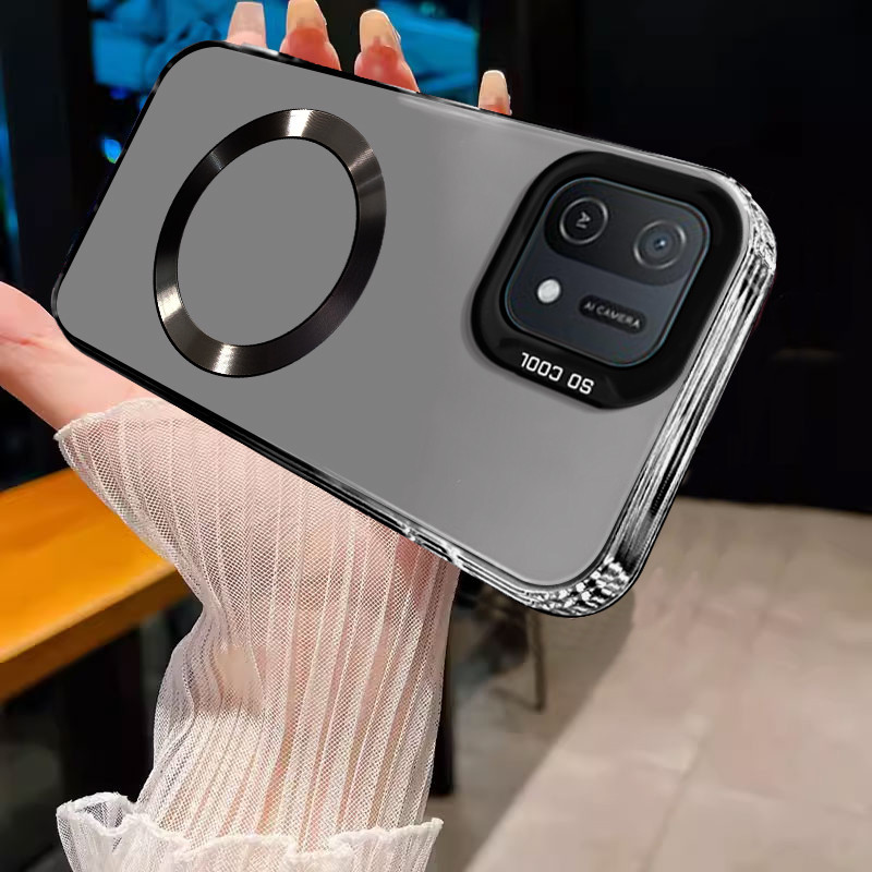 เคสสําหรับ OPPO A16K Magnetic Wireless Color Silver เคสโทรศัพท์ดีไซน์ใหม่ SJSFDDR - รูปที่ 2