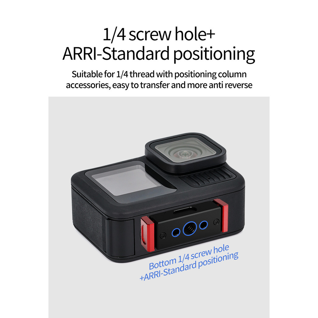 อลูมิเนียมอัลลอยด์n52แม่เหล็กดูดที่แข็งแกร่งด่วนปล่อยคณะกรรมการอะแดปเตอร์ฐานเมาสําหรับโกโปรฮีโร่13 12 11 10 9 8กล้องแอคชั่นแคมเมรา - รูปที่ 2