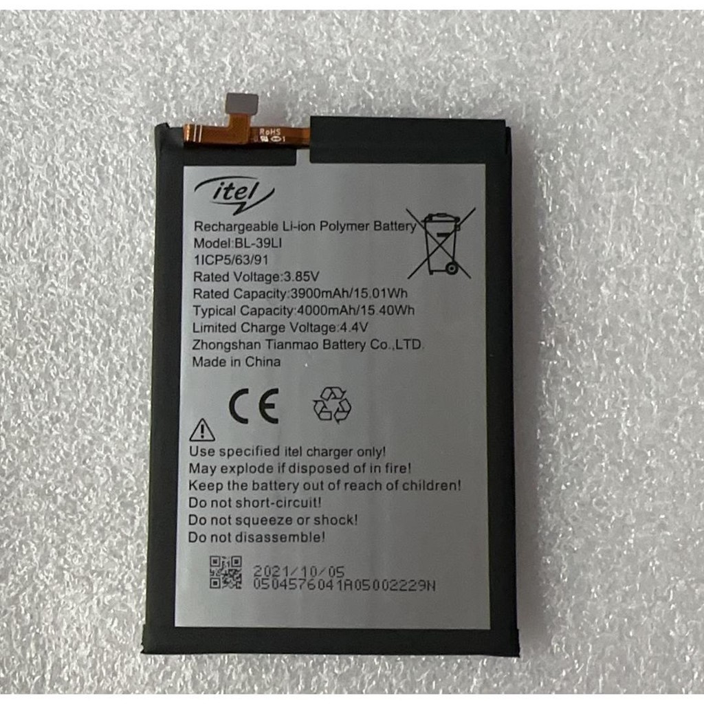 เหมาะสําหรับแบตเตอรี่โทรศัพท์มือถือ Infinix BL-39Ll แบตเตอรี่ความจุขนาดใหญ่ 3900/4,000mah