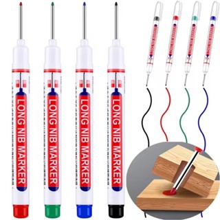 3/6ชิ้น 20มิลลิเมตรหลุมลึกยาวปลายปากกาหัวเครื่องหมาย-สีแดง/ส…