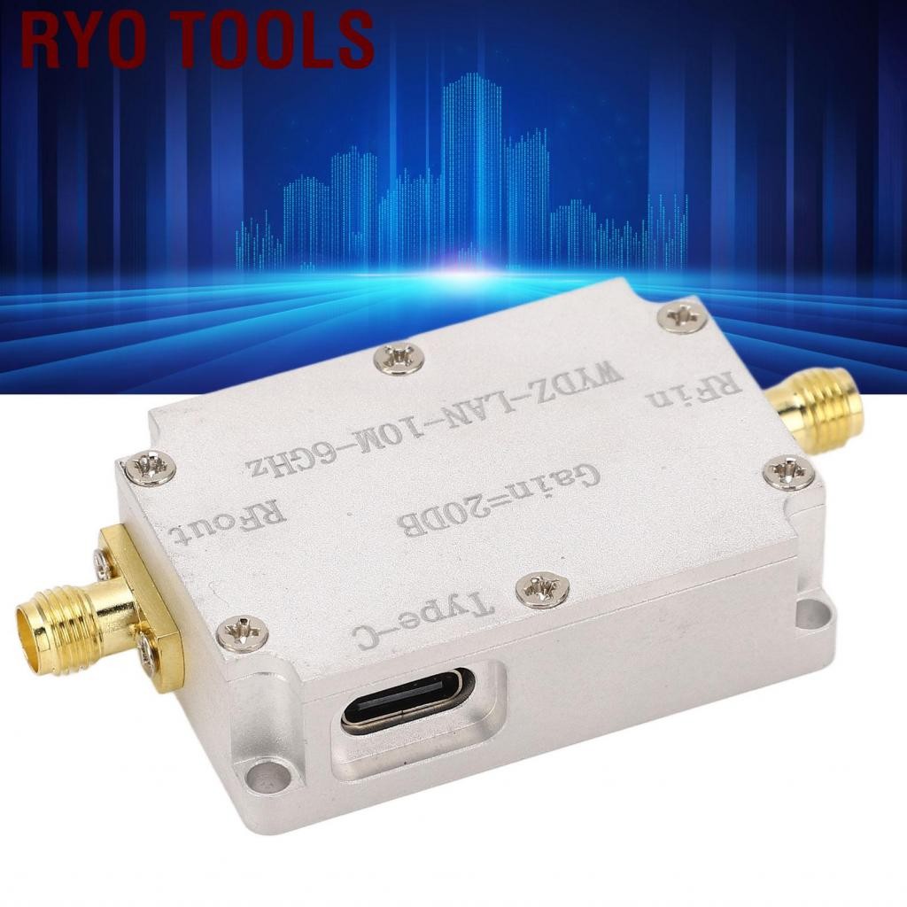 Ryo Tools แอมพลิฟายเออร์ LNA Flatness DC5V 10M? 6GHz น้อยกว่าเสียงต่ำกว่า 80mA สำหรับวิทยุ FM